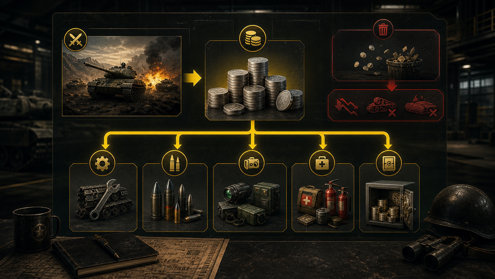 Ekonomika kreditů ve World of Tanks a chytré utrácení
