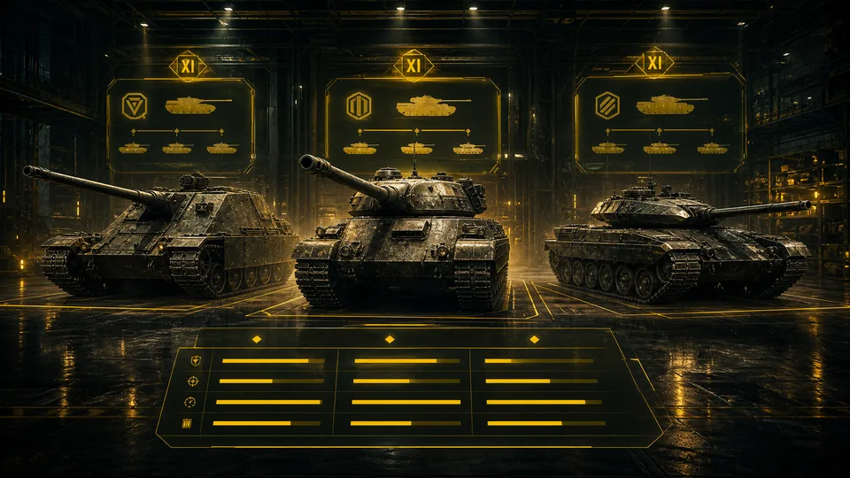 Gorilla, Fauteur a Executor, nové tanky XI. úrovně ve World of Tanks